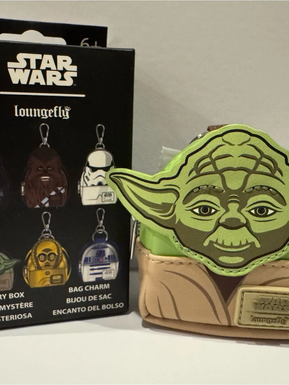 Loungefly Star Wars Yoda Kids Bag Charm - Green and Tan